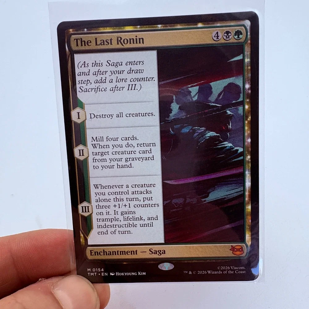 MTG The Last Ronin, Foil, NM/Unplayed, TMNT